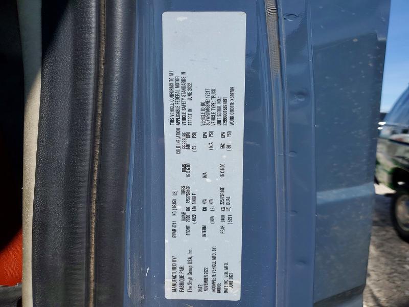 Продаж на аукціоні авто 2022 Ram Promaster 3500, vin: 3C7WRVMG8NE117217, номер лоту: 51725186