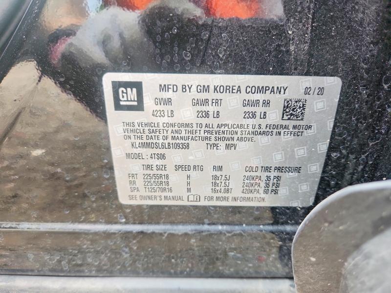 Aukcja sprzedaży 2020 Buick Encore Gx, vin: KL4MMDSL6LB109358, numer aukcji: 52032136