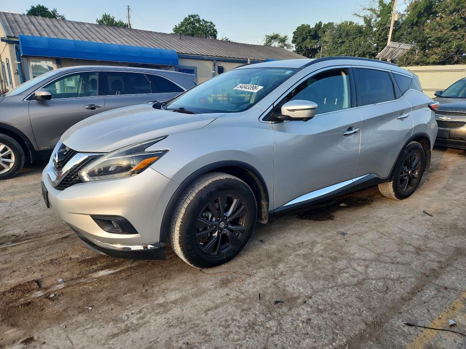 Aukcja sprzedaży 2018 Nissan Murano, vin: 5N1AZ2MG0JN121172, numer aukcji: 54043396