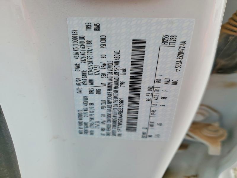 Продаж на аукціоні авто 2024 Ford 250, vin: 1FT7W2BA4REE50961, номер лоту: 52338386