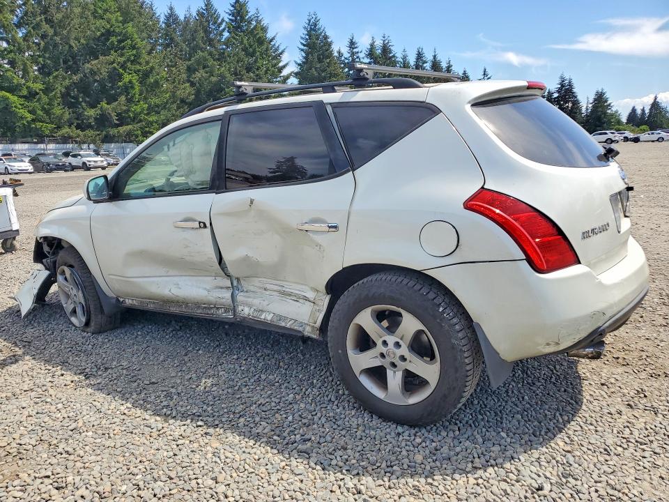 2003 Nissan Murano მანქანა იყიდება აუქციონზე, vin: JN8AZ08W53W224597, აუქციონის ნომერი: 54299056