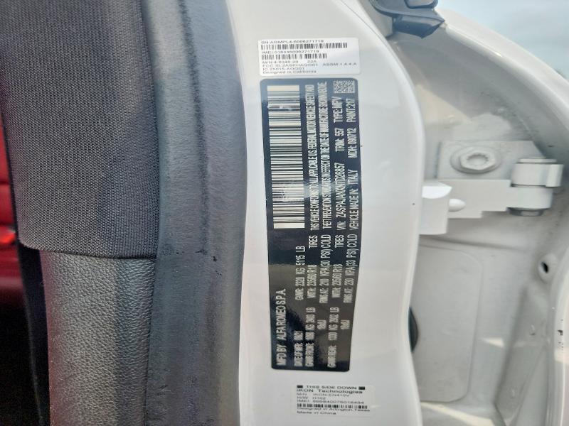 2022 Alfa Romeo Stelvio მანქანა იყიდება აუქციონზე, vin: ZASPAJANXN7D26857, აუქციონის ნომერი: 52416506