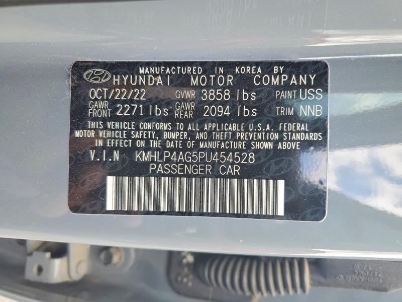Продаж на аукціоні авто 2023 Hyundai Elantra, vin: KMHLP4AG5PU454528, номер лоту: 55014396