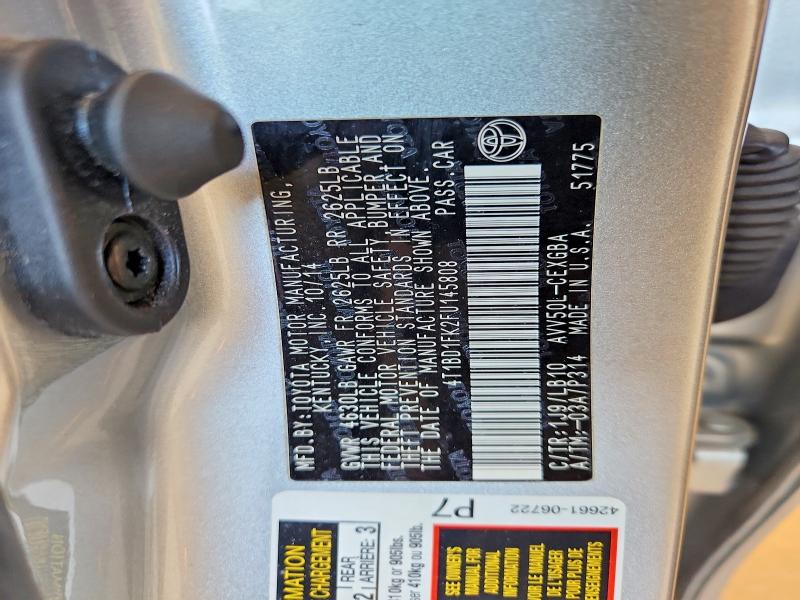 Продажа на аукционе авто 2015 Toyota Camry Hybrid, vin: 4T1BD1FK2FU145808, номер лота: 54631346