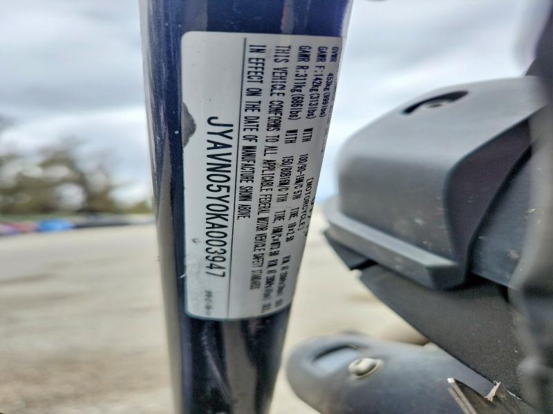 Aukcja sprzedaży 2019 Yamaha Xvs950, vin: JYAVN05Y0KA003947, numer aukcji: 54845216