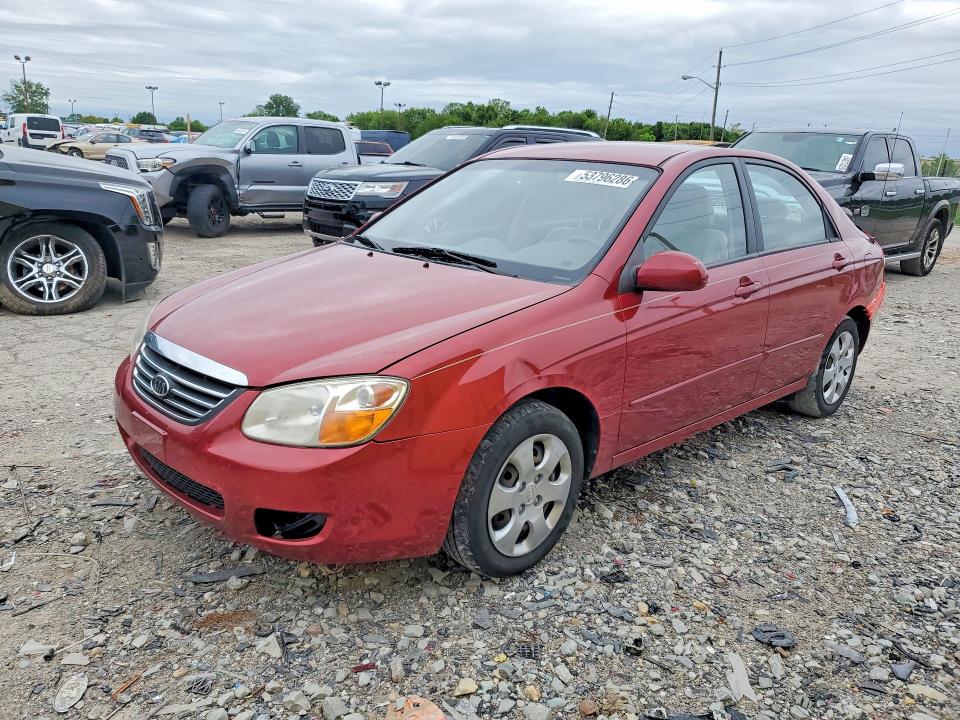 Продажа на аукционе авто 2008 Kia Spectra, vin: KNAFE121385531907, номер лота: 53796286