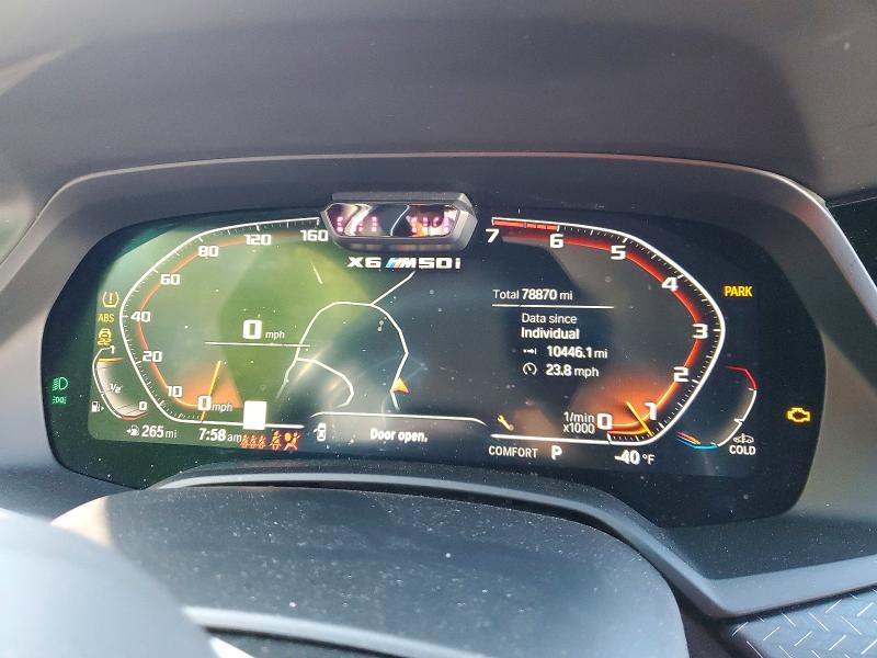 53077436 :رقم المزاد ، 5UXCY8C07L9B19603 vin ، 2020 Bmw X6 مزاد بيع