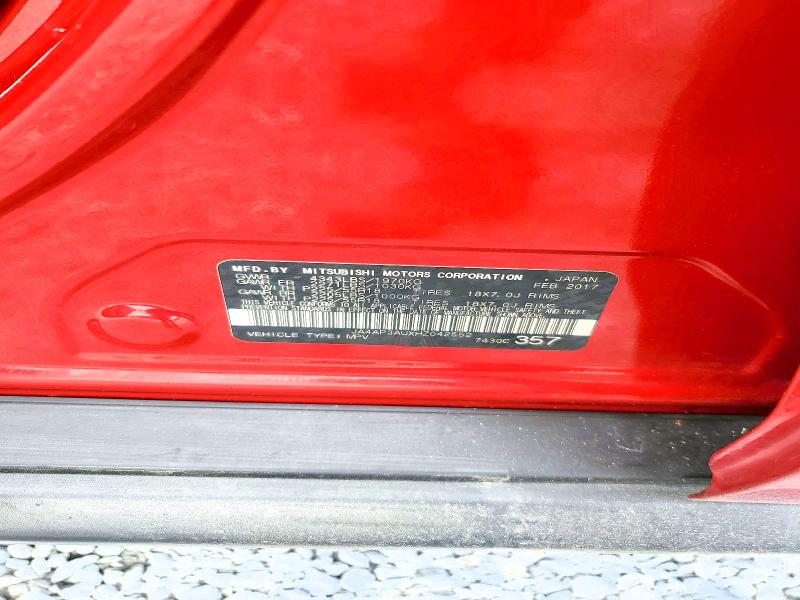 53640676 :رقم المزاد ، JA4AP3AUXHZ042552 vin ، 2017 Mitsubishi Outlander Sport مزاد بيع