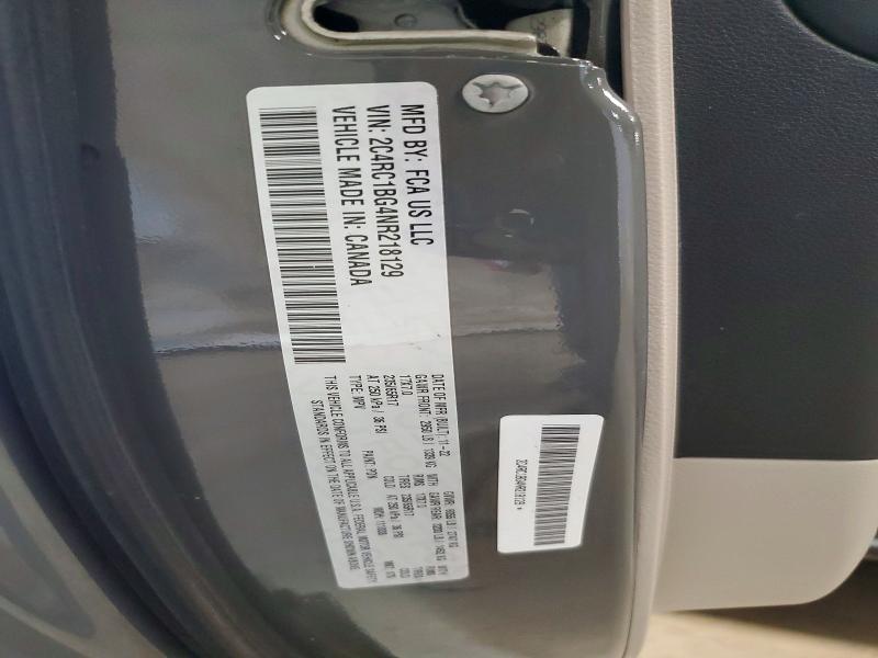 Продаж на аукціоні авто 2022 Chrysler Pacifica, vin: 2C4RC1BG4NR218129, номер лоту: 53916486
