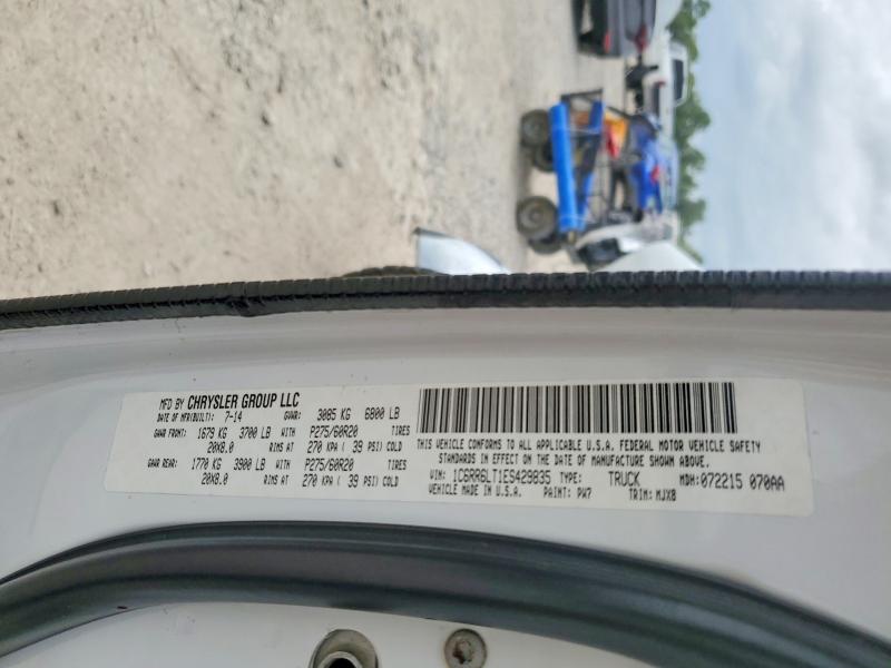 52232176 :رقم المزاد ، 1C6RR6LT1ES429835 vin ، 2014 Ram 1500 مزاد بيع