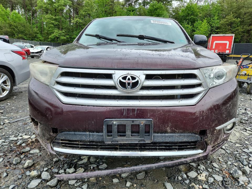 2012 Toyota Highlander მანქანა იყიდება აუქციონზე, vin: 5TDZK3EH7CS060490, აუქციონის ნომერი: 52552686