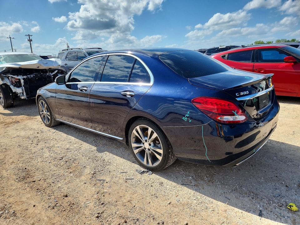 53849276 :رقم المزاد ، 55SWF4JB4GU114996 vin ، 2016 Mercedes-benz C مزاد بيع