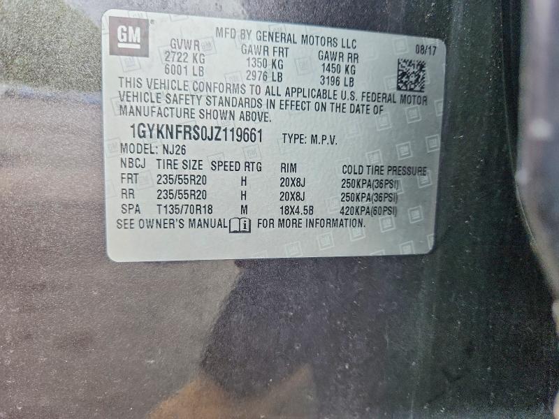 Продажа на аукционе авто 2018 Cadillac Xt5, vin: 1GYKNFRS0JZ119661, номер лота: 53194526