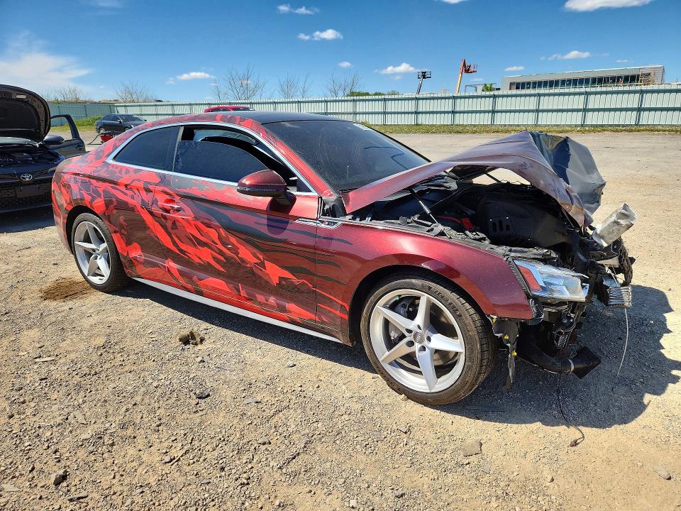 2018 Audi A5 მანქანა იყიდება აუქციონზე, vin: WAUTNAF58JA005575, აუქციონის ნომერი: 52955576