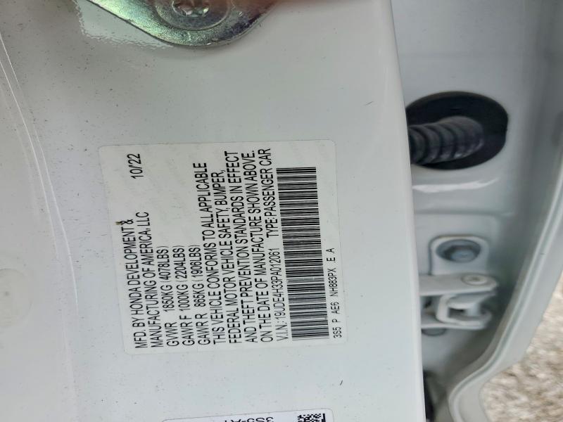 Aukcja sprzedaży 2023 Acura Integra, vin: 19UDE4H33PA012061, numer aukcji: 52680576