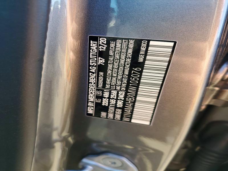 Продажа на аукционе авто 2021 Mercedes-benz Glb, vin: W1N4M4HBXMW105076, номер лота: 54832776