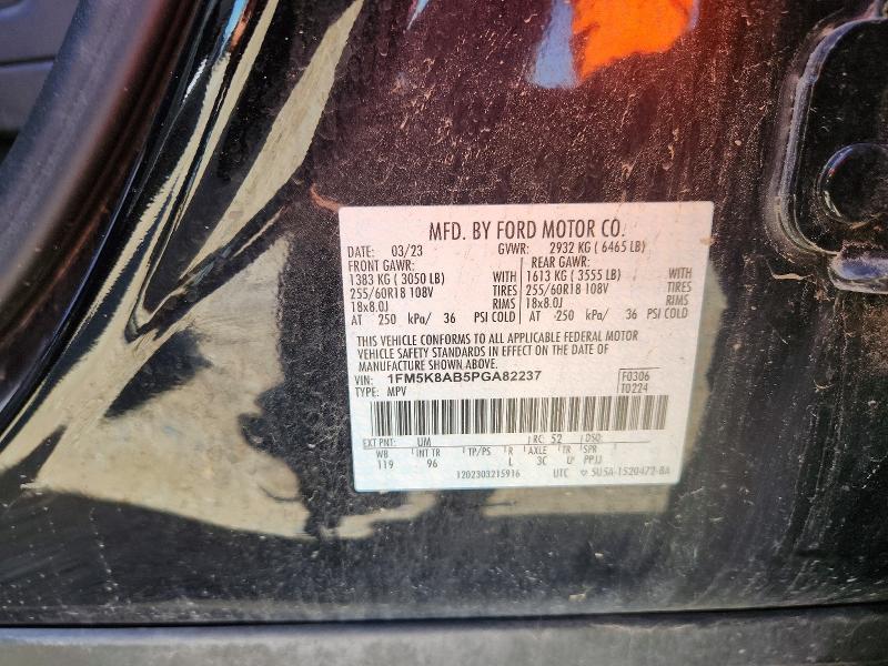 Aukcja sprzedaży 2023 Ford Explorer, vin: 1FM5K8AB5PGA82237, numer aukcji: 52588236