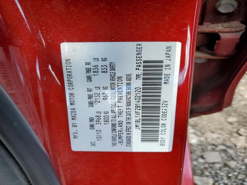 Продаж на аукціоні авто 2011 Mazda 3, vin: JM1BL1VF2B1402120, номер лоту: 53795676