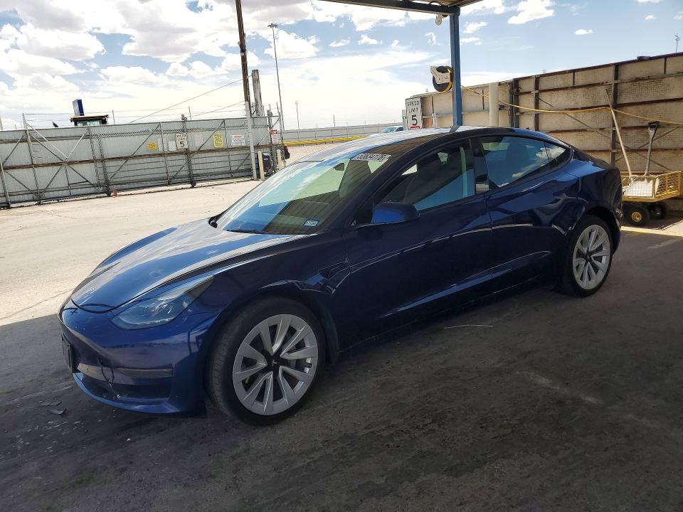 2022 Tesla Model 3 მანქანა იყიდება აუქციონზე, vin: 5YJ3E1EA6NF321829, აუქციონის ნომერი: 53634176