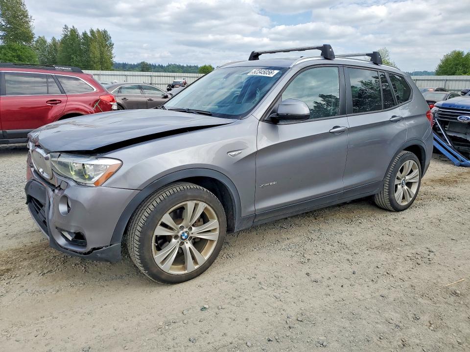 2015 Bmw X3 მანქანა იყიდება აუქციონზე, vin: 5UXWX9C55F0D48565, აუქციონის ნომერი: 52345056