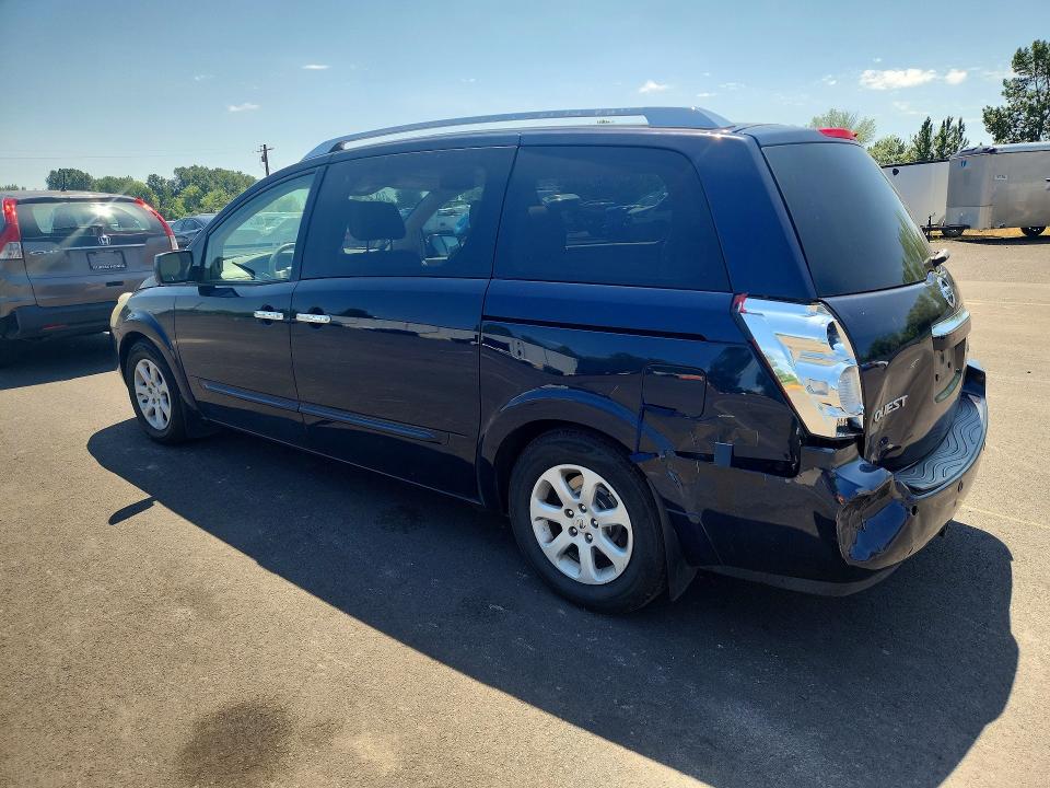 54944716 :رقم المزاد ، 5N1BV28U97N142367 vin ، 2007 Nissan Quest مزاد بيع