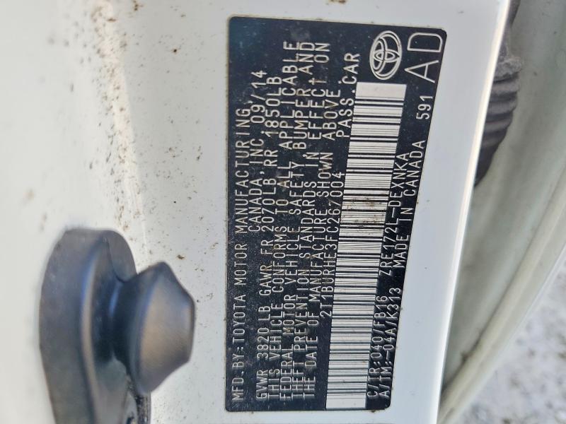 Продаж на аукціоні авто 2015 Toyota Corolla, vin: 2T1BURHE3FC267004, номер лоту: 54081696
