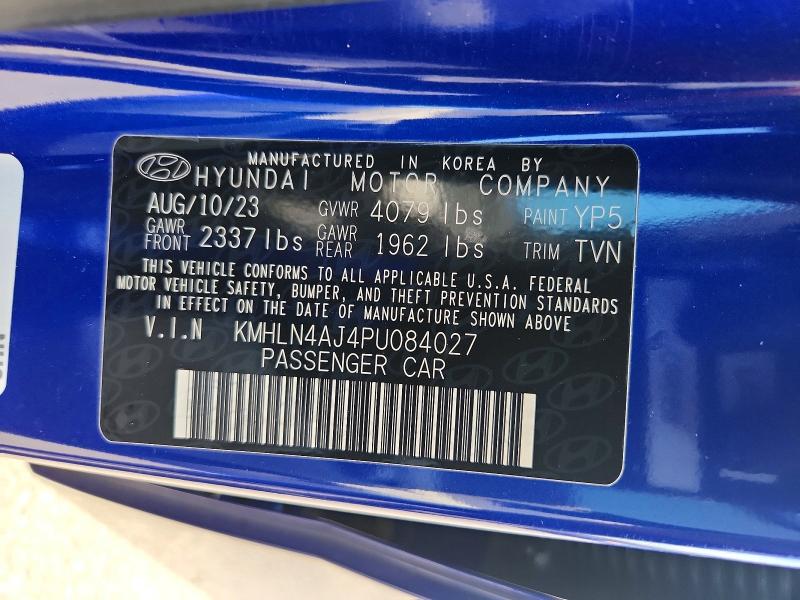 Продаж на аукціоні авто 2023 Hyundai Elantra, vin: KMHLN4AJ4PU084027, номер лоту: 51890486