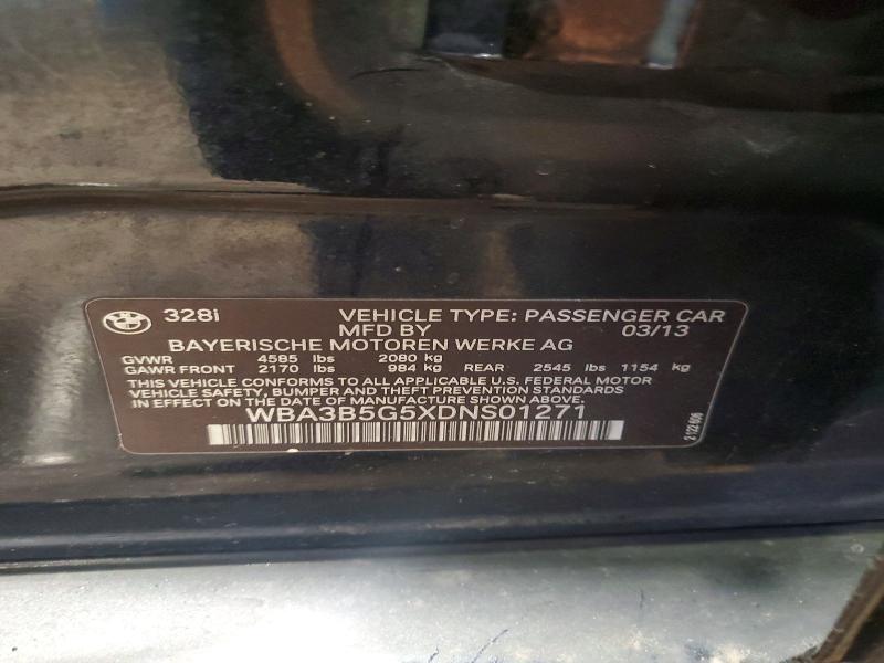 Продаж на аукціоні авто 2013 Bmw 328, vin: WBA3B5G5XDNS01271, номер лоту: 53796746