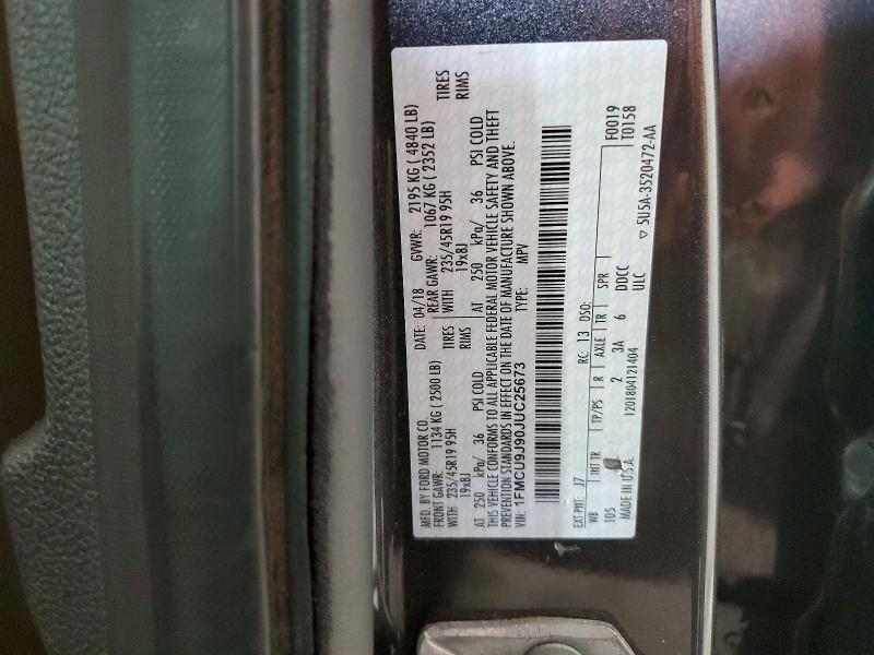Aukcja sprzedaży 2018 Ford Escape, vin: 1FMCU9J90JUC25673, numer aukcji: 54606346
