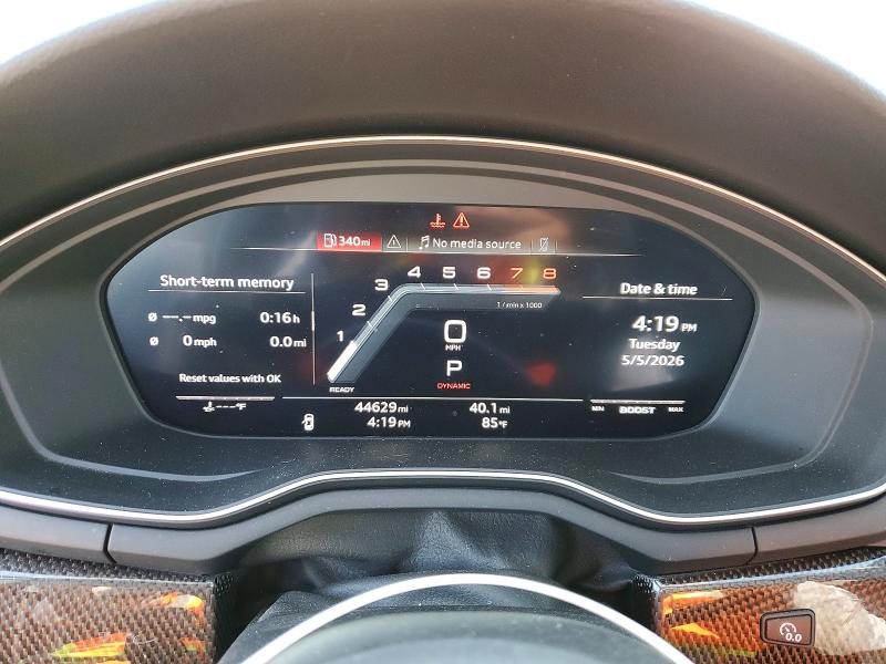 2020 Audi S5 მანქანა იყიდება აუქციონზე, vin: WAUC4CF55LA016602, აუქციონის ნომერი: 51951596