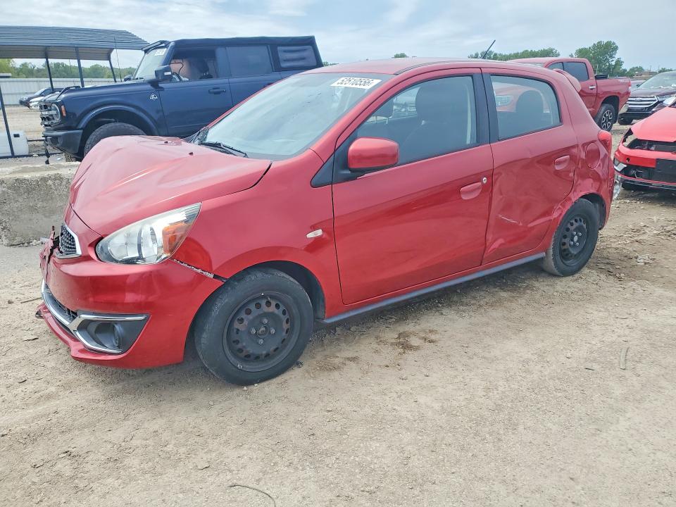 2017 Mitsubishi Mirage მანქანა იყიდება აუქციონზე, vin: ML32A3HJ9HH007663, აუქციონის ნომერი: 52510556