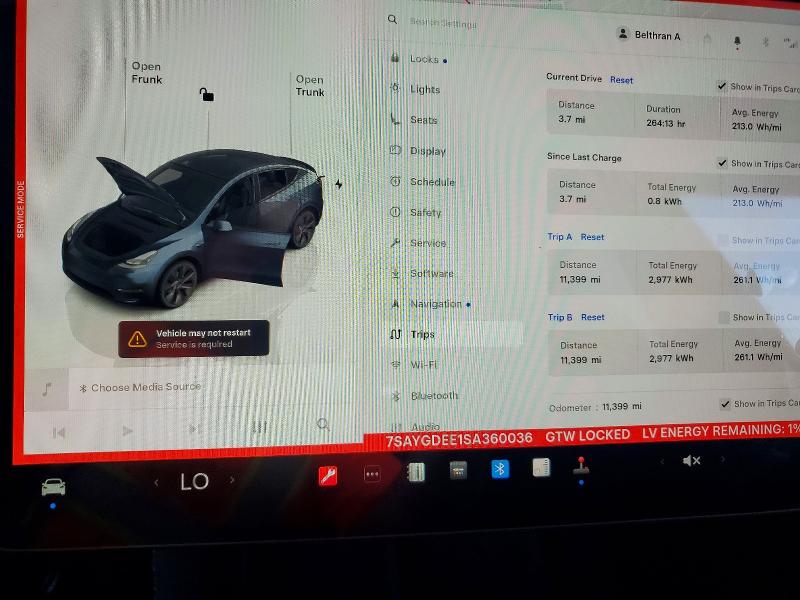 Aukcja sprzedaży 2025 Tesla Model Y, vin: 7SAYGDEE1SA360036, numer aukcji: 52036856