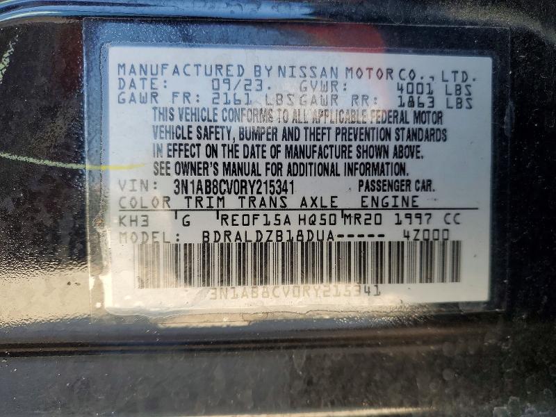 Продажа на аукционе авто 2024 Nissan Sentra, vin: 3N1AB8CV0RY215341, номер лота: 53733426