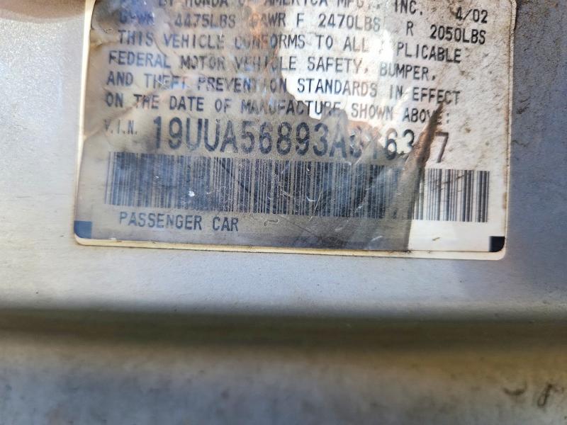 Продажа на аукционе авто 2003 Acura 3.2 Tl 4d, vin: 19UUA56893A016397, номер лота: 53096466