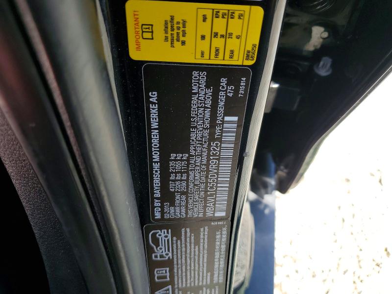 Продажа на аукционе авто 2013 Bmw X1, vin: WBAVL1C55DVR91325, номер лота: 54105036