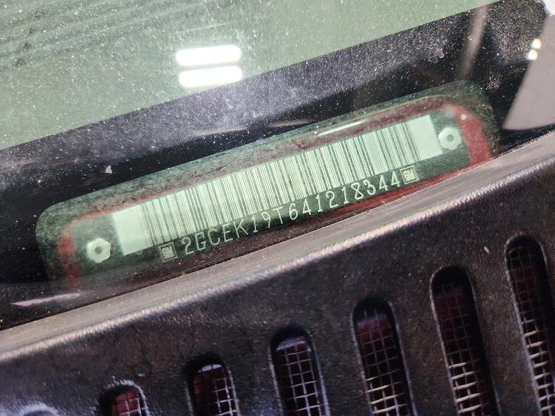 2004 Chevrolet Silverado მანქანა იყიდება აუქციონზე, vin: 2GCEK19T641218344, აუქციონის ნომერი: 54713276