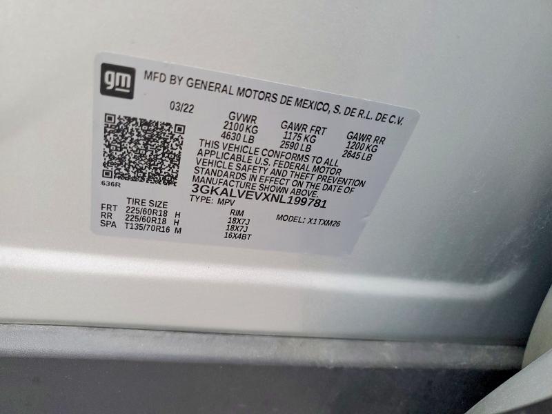 Продажа на аукционе авто 2022 Gmc Terrain, vin: 3GKALVEVXNL199781, номер лота: 53475006
