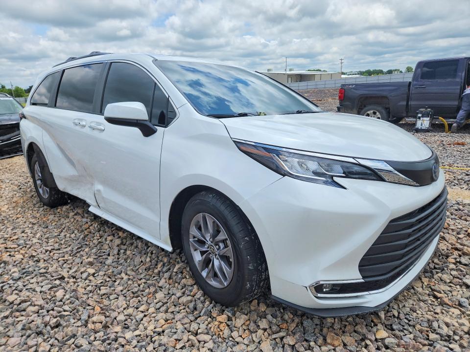 Aukcja sprzedaży 2022 Toyota Sienna, vin: 5TDYRKEC9NS136011, numer aukcji: 54615776