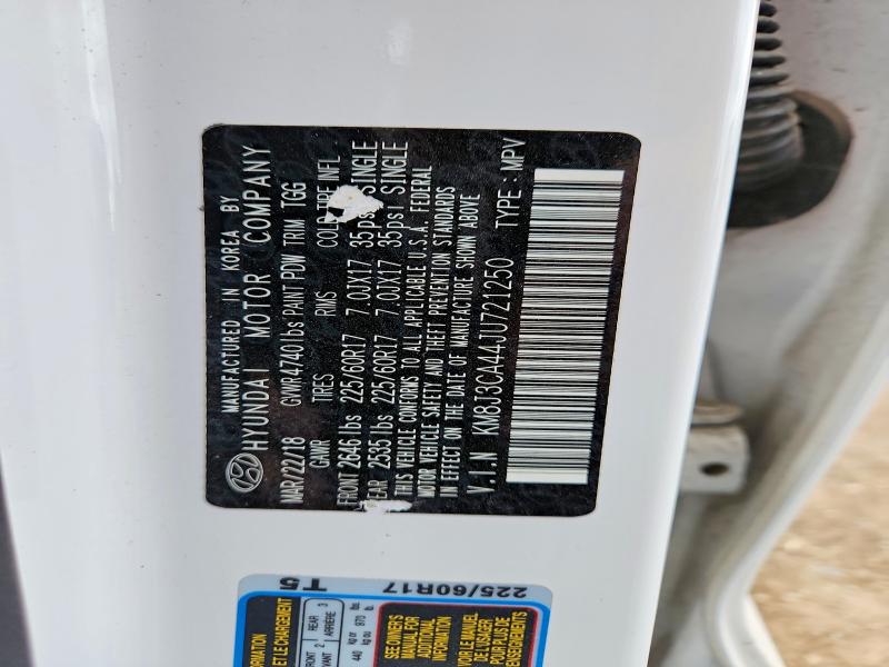 Aukcja sprzedaży 2018 Hyundai Tucson, vin: KM8J3CA44JU721250, numer aukcji: 53200326