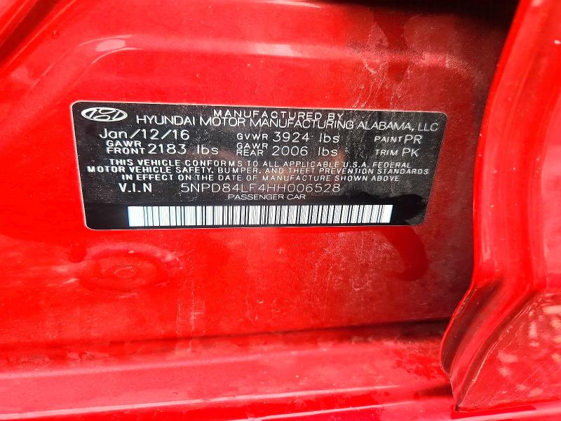 Продажа на аукционе авто 2017 Hyundai Elantra, vin: 5NPD84LF4HH006528, номер лота: 52506666