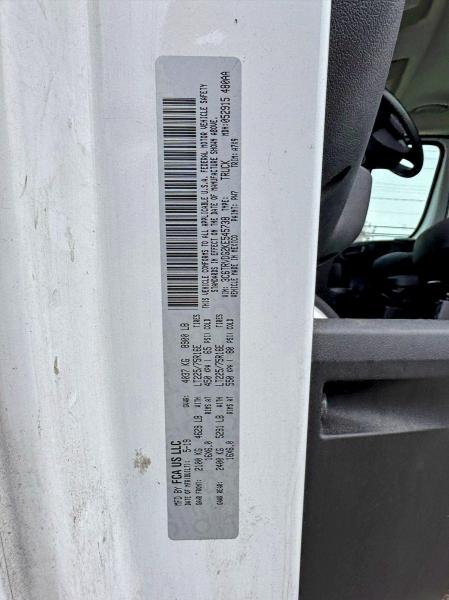 Aukcja sprzedaży 2019 Ram Promaster 2500, vin: 3C6TRVDG2KE545738, numer aukcji: 52431196