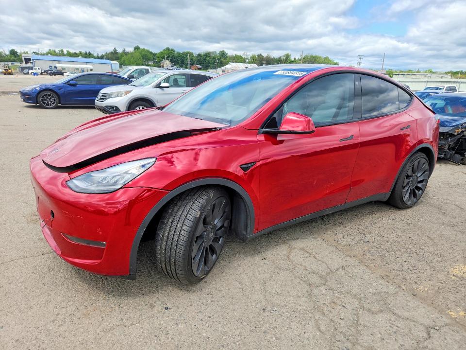 2021 Tesla Model Y მანქანა იყიდება აუქციონზე, vin: 5YJYGDEF6MF072959, აუქციონის ნომერი: 53894816