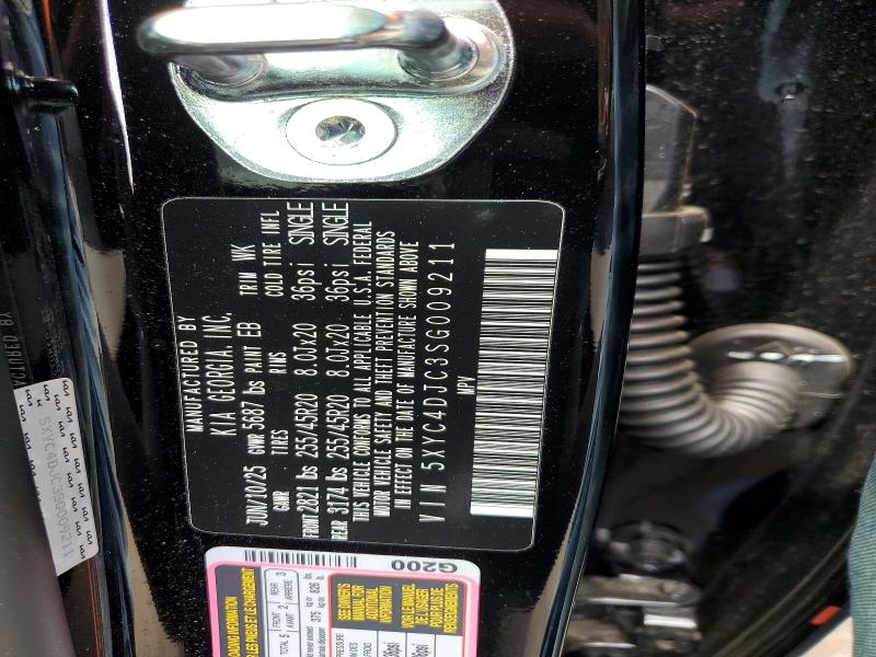 54168356 :رقم المزاد ، 5XYC4DJC3SG009211 vin ، 2025 Kia Ev6 مزاد بيع