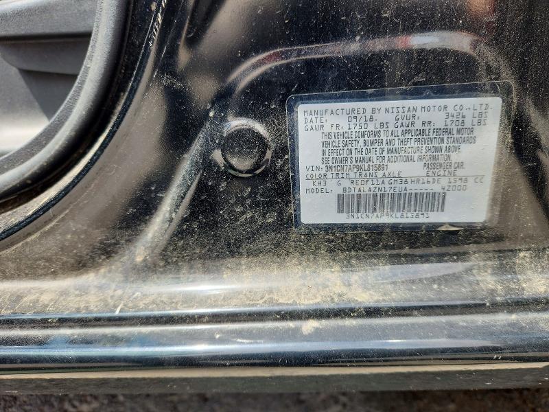 Aukcja sprzedaży 2019 Nissan Versa, vin: 3N1CN7AP9KL815891, numer aukcji: 52045276