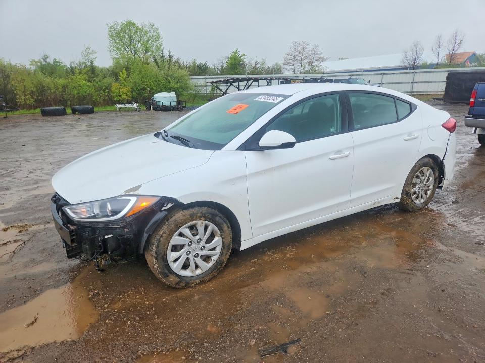 52455246 :رقم المزاد ، 5NPD74LF4JH351048 vin ، 2018 Hyundai Elantra مزاد بيع