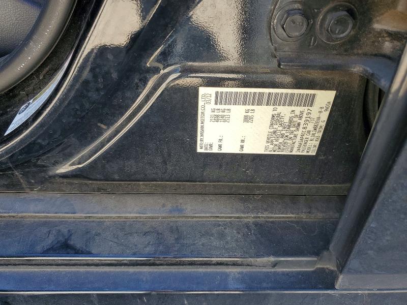 Aukcja sprzedaży 2012 Nissan Maxima, vin: 1N4AA5AP4CC839197, numer aukcji: 53478736