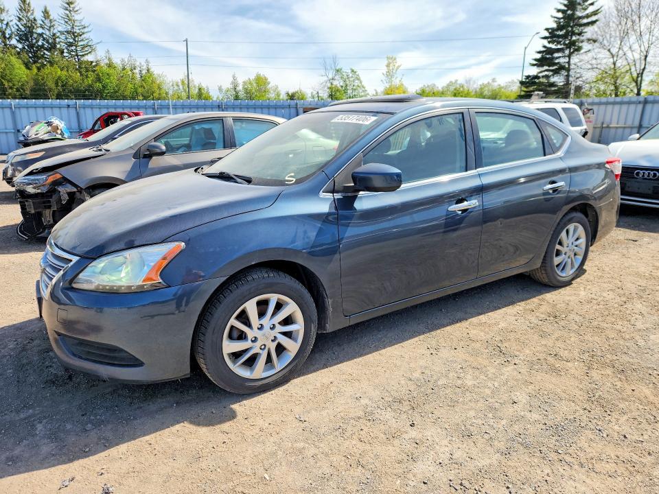 2014 Nissan Sentra მანქანა იყიდება აუქციონზე, vin: 3N1AB7AP8EL642725, აუქციონის ნომერი: 53517406