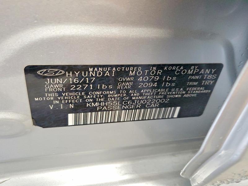 Продаж на аукціоні авто 2018 Hyundai Elantra Gt, vin: KMHH55LC6JU022002, номер лоту: 52731566