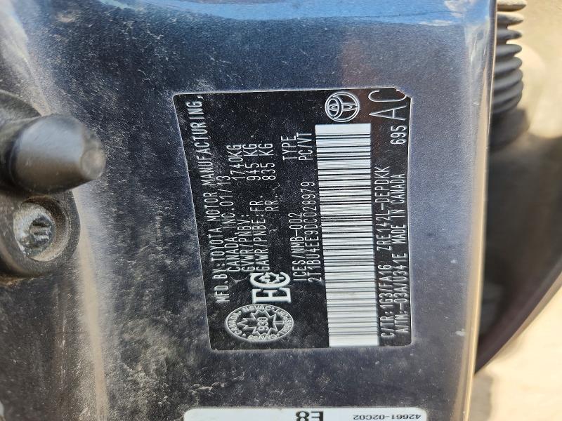 52992396 :رقم المزاد ، 2T1BU4EE9DC028979 vin ، 2013 Toyota Corolla مزاد بيع