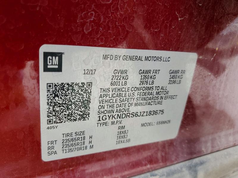 Продажа на аукционе авто 2018 Cadillac Xt5, vin: 1GYKNDRS6JZ183675, номер лота: 54257116